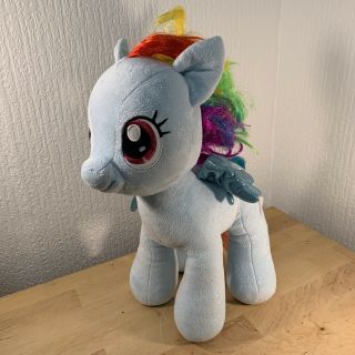 My Little Pony Rainbow Dash 15” Build A Bear Bab Soft Plush Toy Children Rare