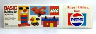 Lego 1562 - Holiday 1985 Pepsi Logo Promotional Set - Box