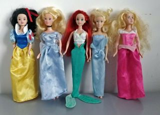 Simba Disney Princess 5 Doll Bundle - Ariel,  Cinderella,  Snow White,  Aurora