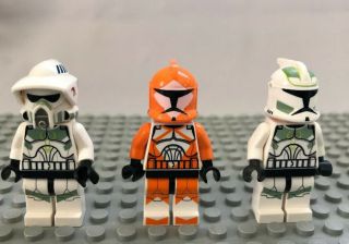 Lego Minifigure Star Wars Bomb Squad Troop 7913 W/ Clone,  Bomb & Arf Troopers