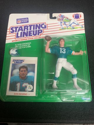 1988 Dan Marino Kenner Football Starting Lineup In Package Rookie Year