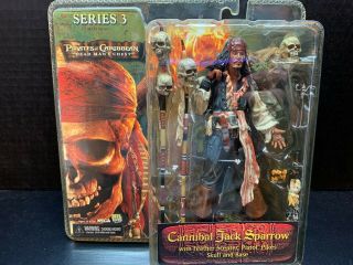 Cannibal Jack Sparrow Neca Reel Toys Pirates Of Caribbean Series 3 Potc
