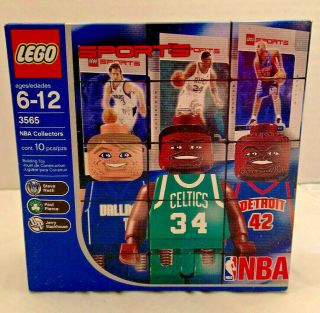 Nos Rare Vintage Lego Sports Nba 3566 W/ Steve Nash,  Paul Pierc