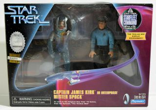 Playmates Star Trek Captain James Kirk In Interphase Mr.  Spock 5 " Action Figures