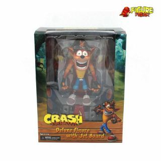 Neca Deluxe Sony Playstation Crash Bandicoot Figure With Jet Board (nm Package)