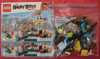 Lego 75824 Angry Birds Pig City Teardown -,  Cond,  All Minifigs