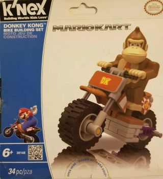 Knex Mario Kart Donkey Kong Bike Building Set 38148