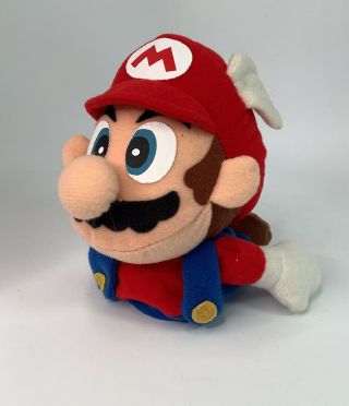 Nintendo Mario 64 Plush Stuffed Toy Bd&a Wing Cap 6 " Collectible