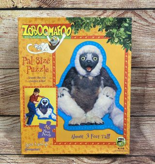 Pbs Kids Zoboomafoo Lemur Zoboo Monkey Big 3ft Puzzle Toy Vintage Kratt Brothers