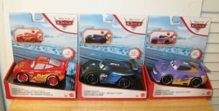 Disney Pixar Cars Turbo Racers Lightning Mcqueen Jackson Storm Danny Swervz