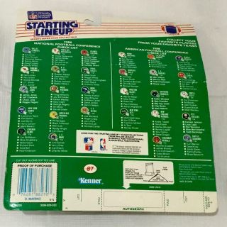 1988 Dan Marino Kenner Football Starting Lineup in Package Rookie Year 2
