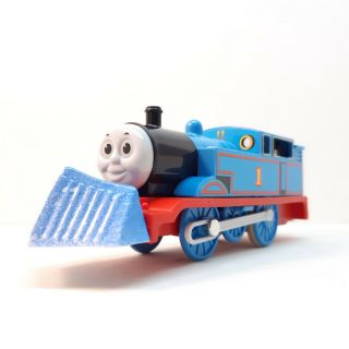 Thomas With Snow Rake Custom Trackmaster Plarail Train Motorized Tomy
