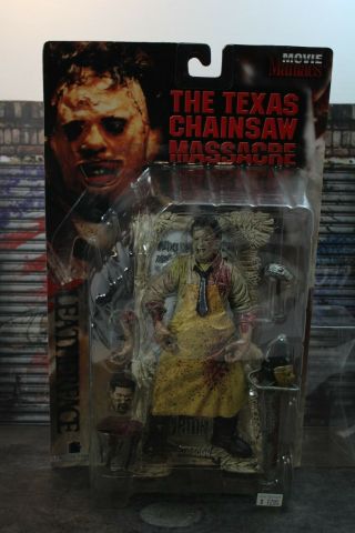 Mcfarlane Movie Maniacs Leatherface Texas Chainsaw Massacre Action Figure Poster