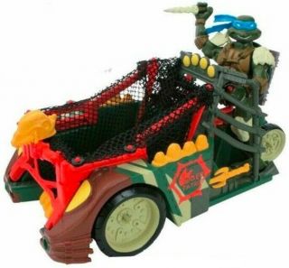 Teenage Mutant Ninja Turtles Paleo Patrol Dino Capture Vehicle With Leo - 2006