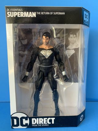 Dc Collectibles Essentials Black Suit Superman Action Figure - Brand