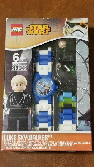 Lego Star Wars Luke Skywalker Watch With Minifig 8020356 In The Box