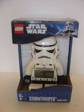 Lego Star Wars Storm Trooper Moveable Minifigure Alarm Clock