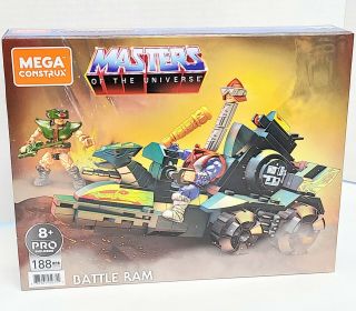 Mega Construx Masters Of The Universe Battle Ram W/ Tri Klops & Mekaneck Figures