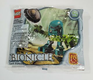 Vintage Lego Bionicle Kongu Mcdonalds Happy Meal Toy Polybag Misb 2001 Rare