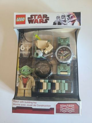 Lego Yoda Watch Star Wars Building Toy 2010 9002069