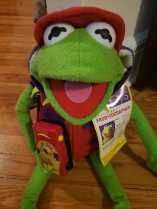 Macy ' s Official Frog - Tographer Kermit the Frog Plush w/ Camera 26 