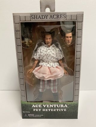 Neca Ace Ventura - Shady Acres (1994 Movie) 8 " Clothes Action Figure Nib