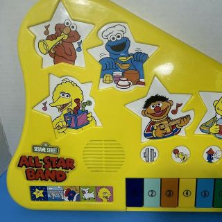 Collectors VTG.  Sesame Street All Star Band Keyboard/Piano Musical Toy WRKS GRT 2