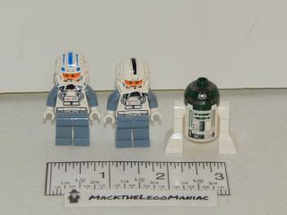 Lego Star Wars 8088 Arc - 170 Captain Jag Clone Pilot & R4 - P44 Minifigures Only
