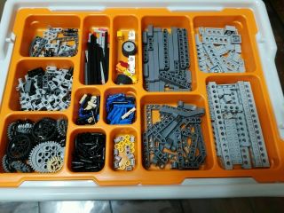 200,  Parts Lego Mindstorms Robotics Education Nxt Base Set 9797 Gears Beams Pins
