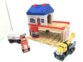 Thomas & Friends Wooden Railway Sodor Search And Rescue Station Fire Sounds Rare