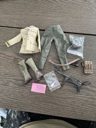 1/6 Scale Ww2 Female German Uniform And Weapons Set 105r
