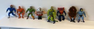 9 X Vintage He - Man Masters Of The Universe Action Figures Bundle 80s Played With