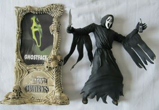 Mcfarlane Movie Maniacs Horror Film Scream Ghostface Action Figure Complete
