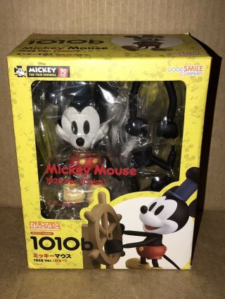Good Smile Steamboat Willie 1010b Mickey Mouse 1928 Color Version Nedroid Disney
