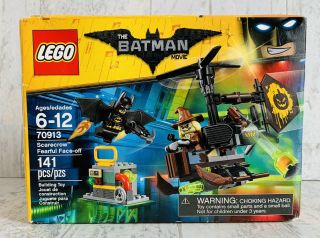 Lego 70913 Batman Movie Scarecrow Fearful Face - Off Building Kit