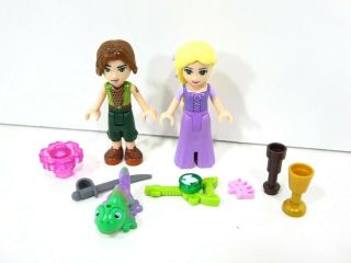 Lego Rapunzel Minifigure Pascal And Flynn Rider Figure Disney Princess