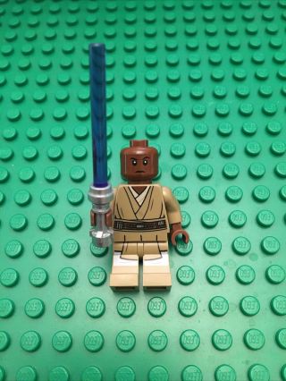 Lego Mace Windu Minifig 75199 Star Wars Jedi Minifigure Figure Replacement