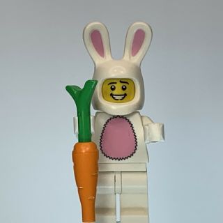 Lego Collectible Bunny Suit Guy Minifigure Col099 Series 7 Euc