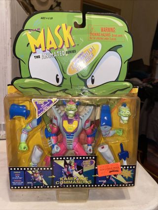 Vintage 1997 The Mask Animated Series " Movie Madness " Action Figure Mask Man