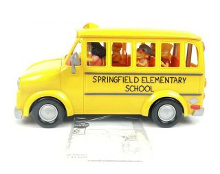 Vtg 2002 Playmates The Simpsons Springfield Elementary School Bus See Details