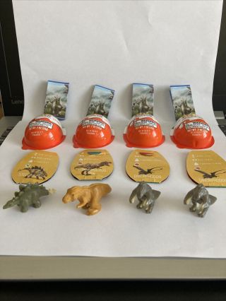 Kinder 2018 Jurassic World Fallen Kingdom Mini Dinosaur Figures Set Of 4 Toys