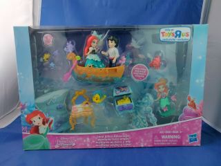 Disney Princess Little Kingdom Land & Sea Adventures Ariel Prince Eric Doll Set