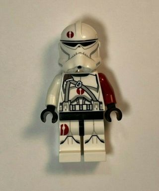 Authentic Lego Star Wars Clone Barc Trooper (commander Neyo) Minifigure (75037)
