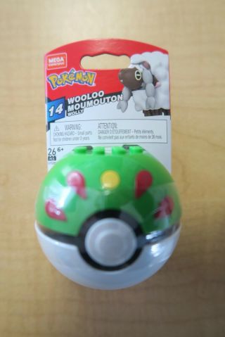 Wooloo Mega Construx Pokemon - Poke Ball Building Set