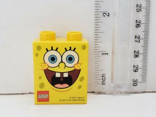 Lego 2011 Viacom Spongebob Square Pants Brick Block Fast