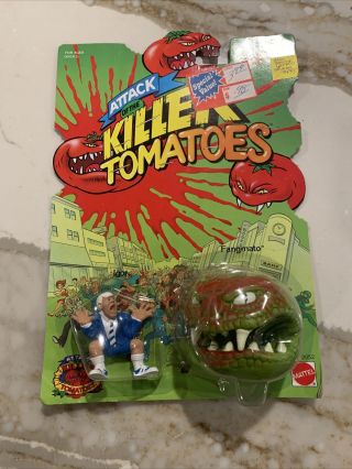 1991 Mattel Attack Of The Killer Tomatoes Igor & Fangmato Moc