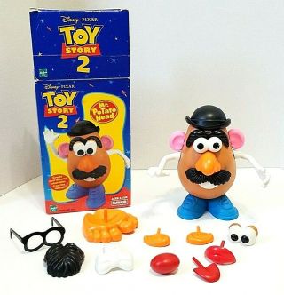 Vintage 1999 Toy Story 2 Playskool Disney Mr Potato Head Complete W/ Box Euc
