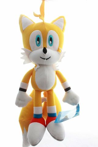 Giant Sonic The Hedgehog Tails Xlarge 17 " Plush Kids Toys.  Yellow