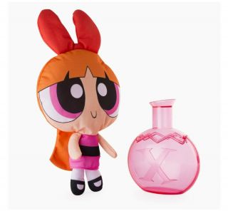 Powerpuff Girls Plush Doll Blossom Puff Out & Chemical X Bottle Spin Master 3