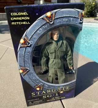 Colonel Cameron Mitchell Stargate Sg - 1 12 " Tall Action Figure Diamond